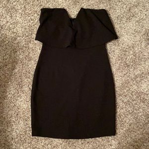 Blue blush women’s black strapless dress size S